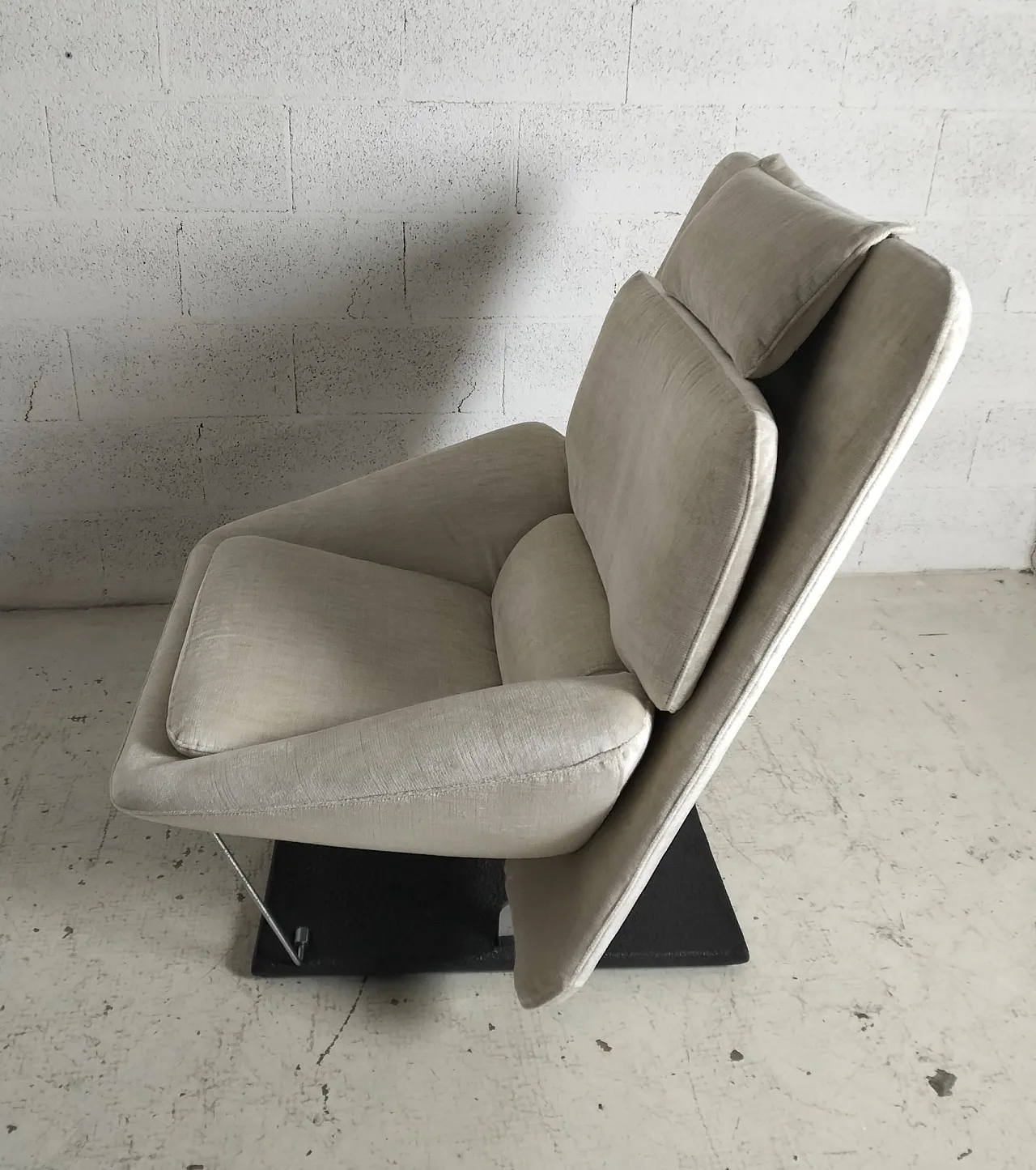 Reclining lounge chair by Vittorio Introini for Saporiti, 70s 11