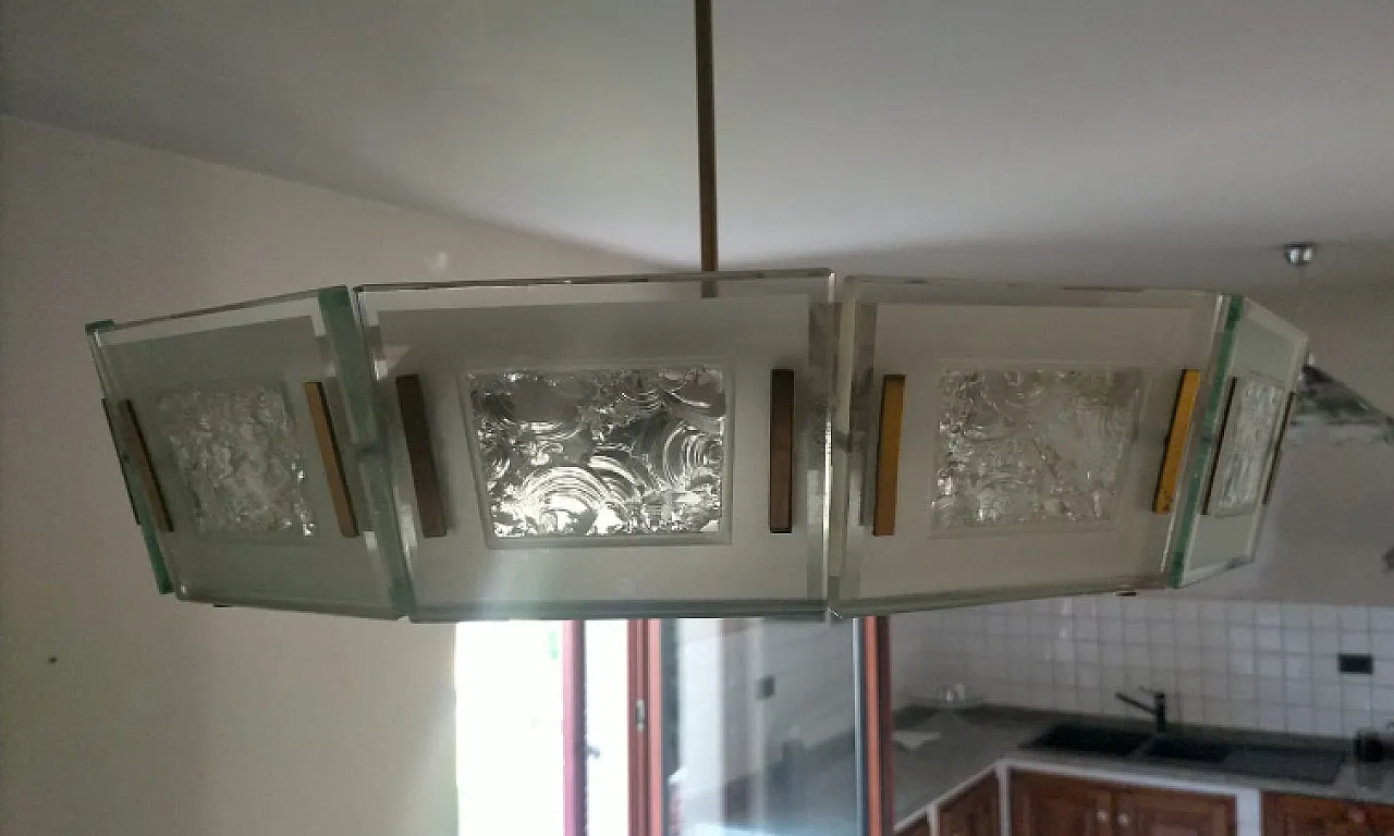 Chandelier 2270  by Max Ingram for Fontana Arte, 50s 6