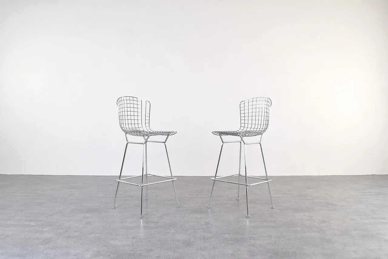 Bar Stools by Harry Bertoia for Knoll International, 1970s 4