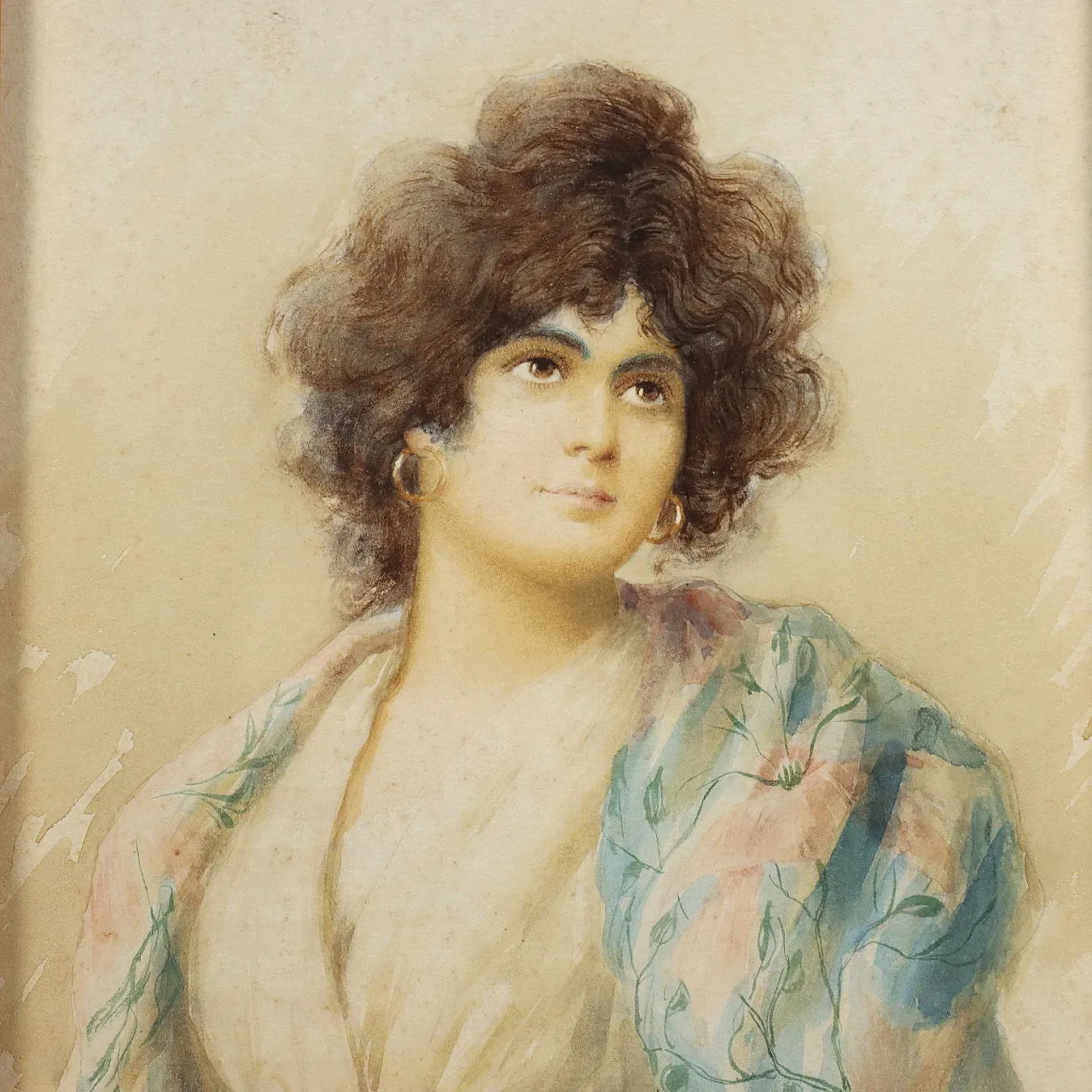 Umberto Zini, acquerello su carta, '800 3