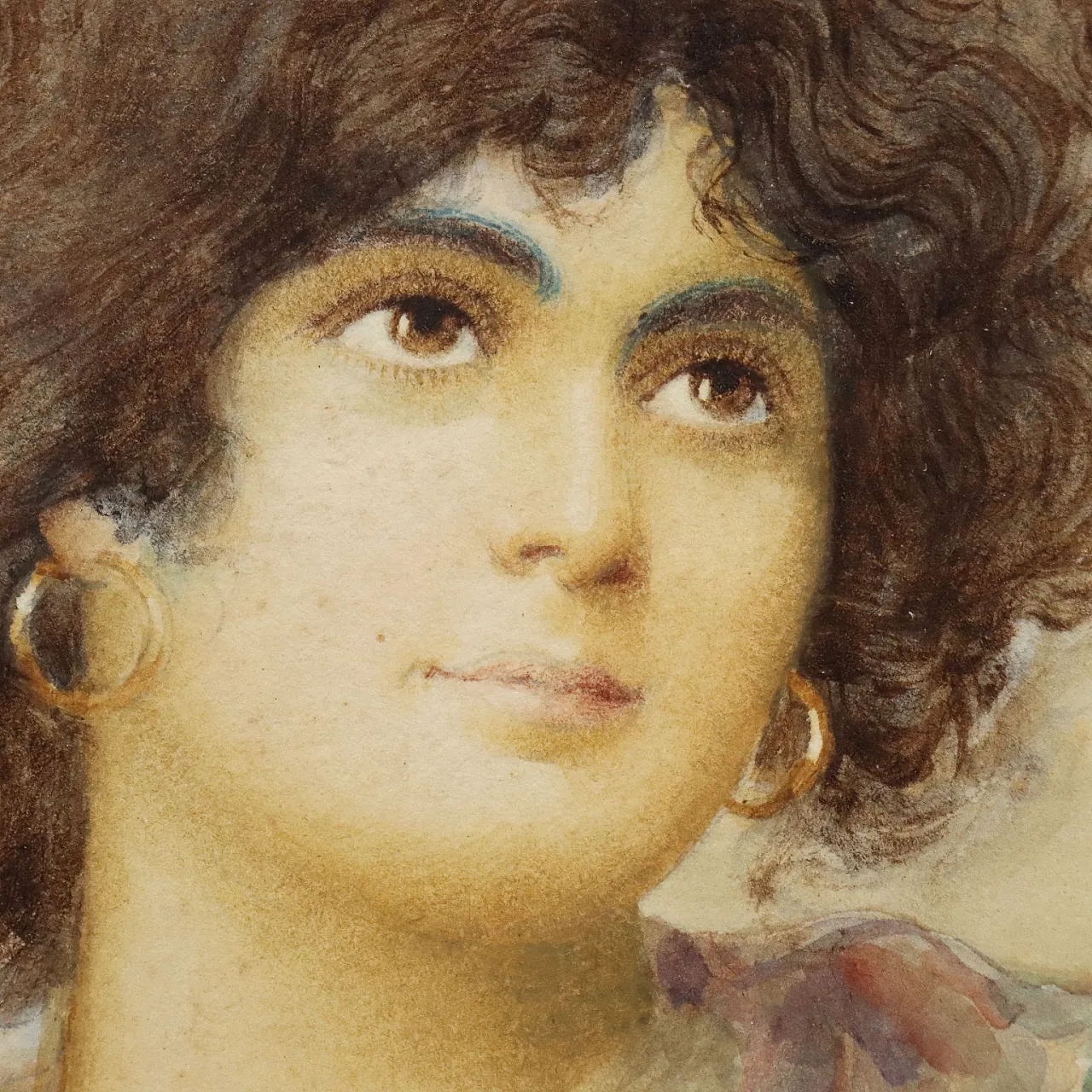 Umberto Zini, acquerello su carta, '800 4