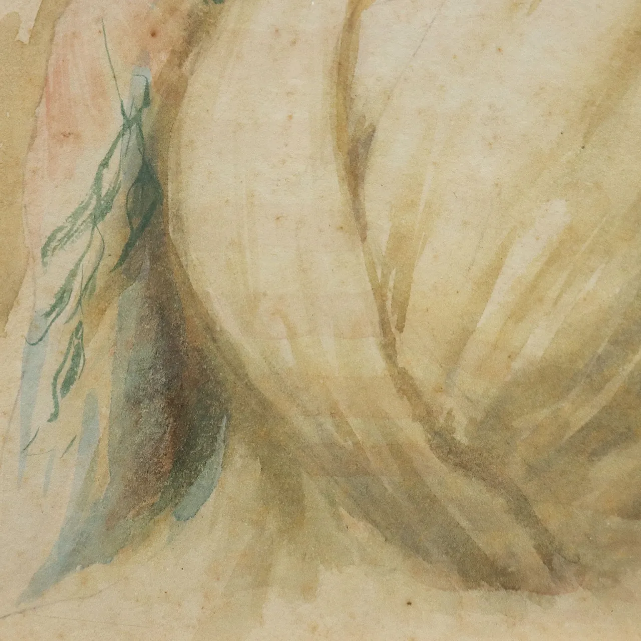 Umberto Zini, acquerello su carta, '800 6