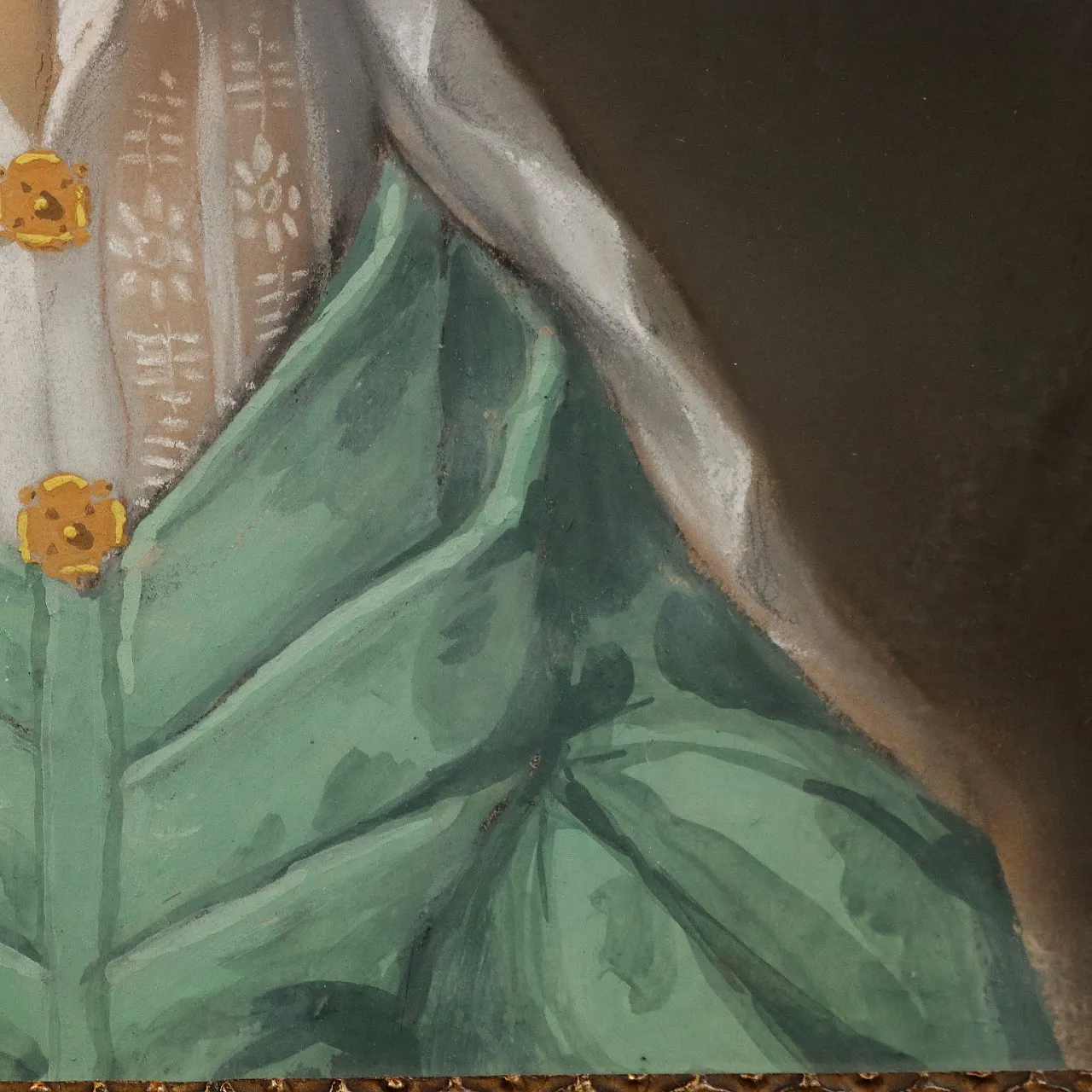 Pastello su carta, montato su telaio in legno, '800 7