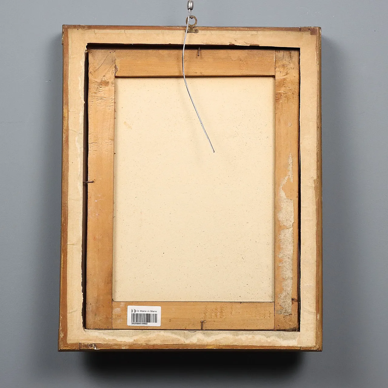 Pastello su carta, montato su telaio in legno, '800 10