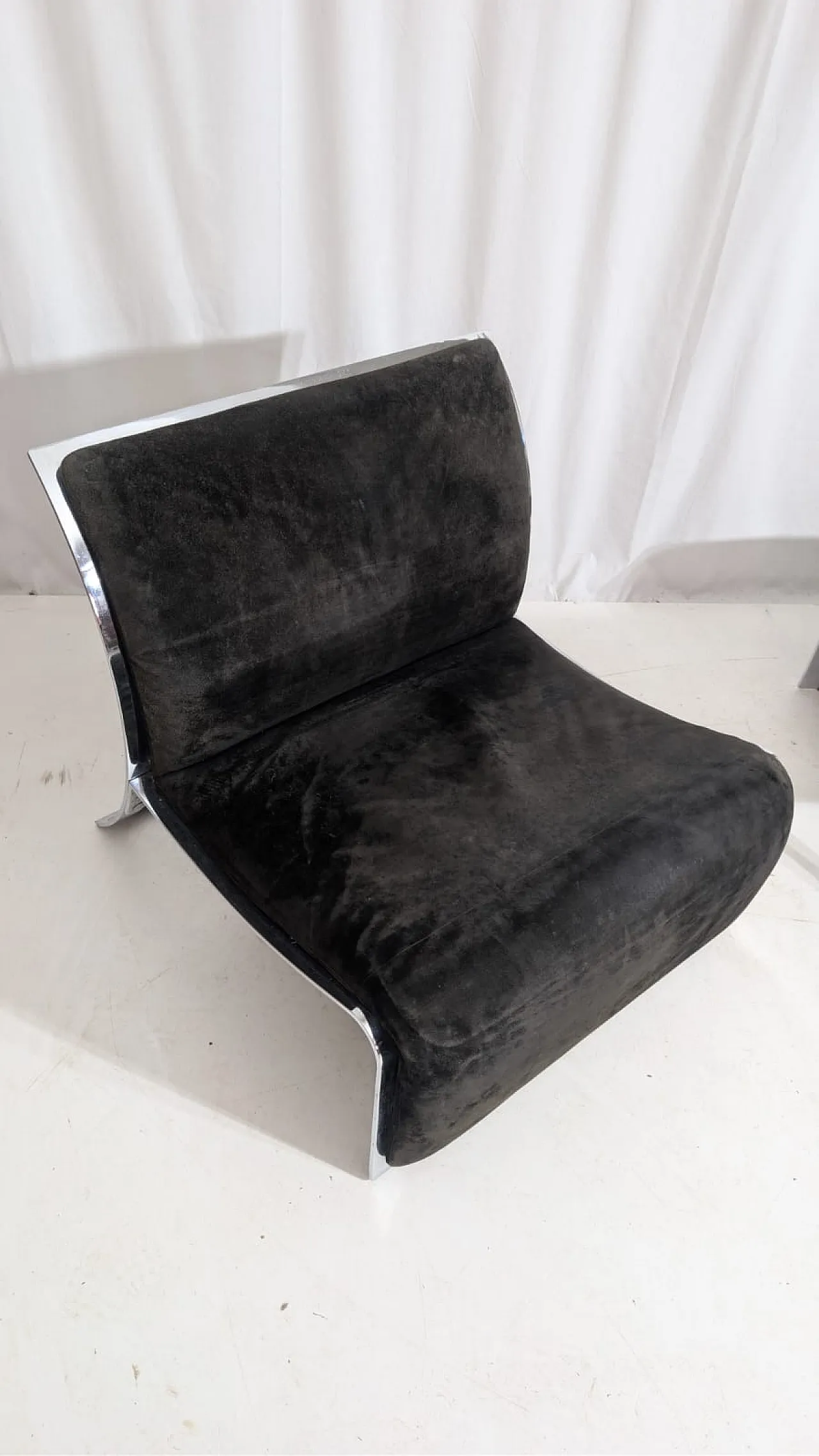 Pair of Lounge Chairs by Vittorio Introini for Saporiti, 1960s 4