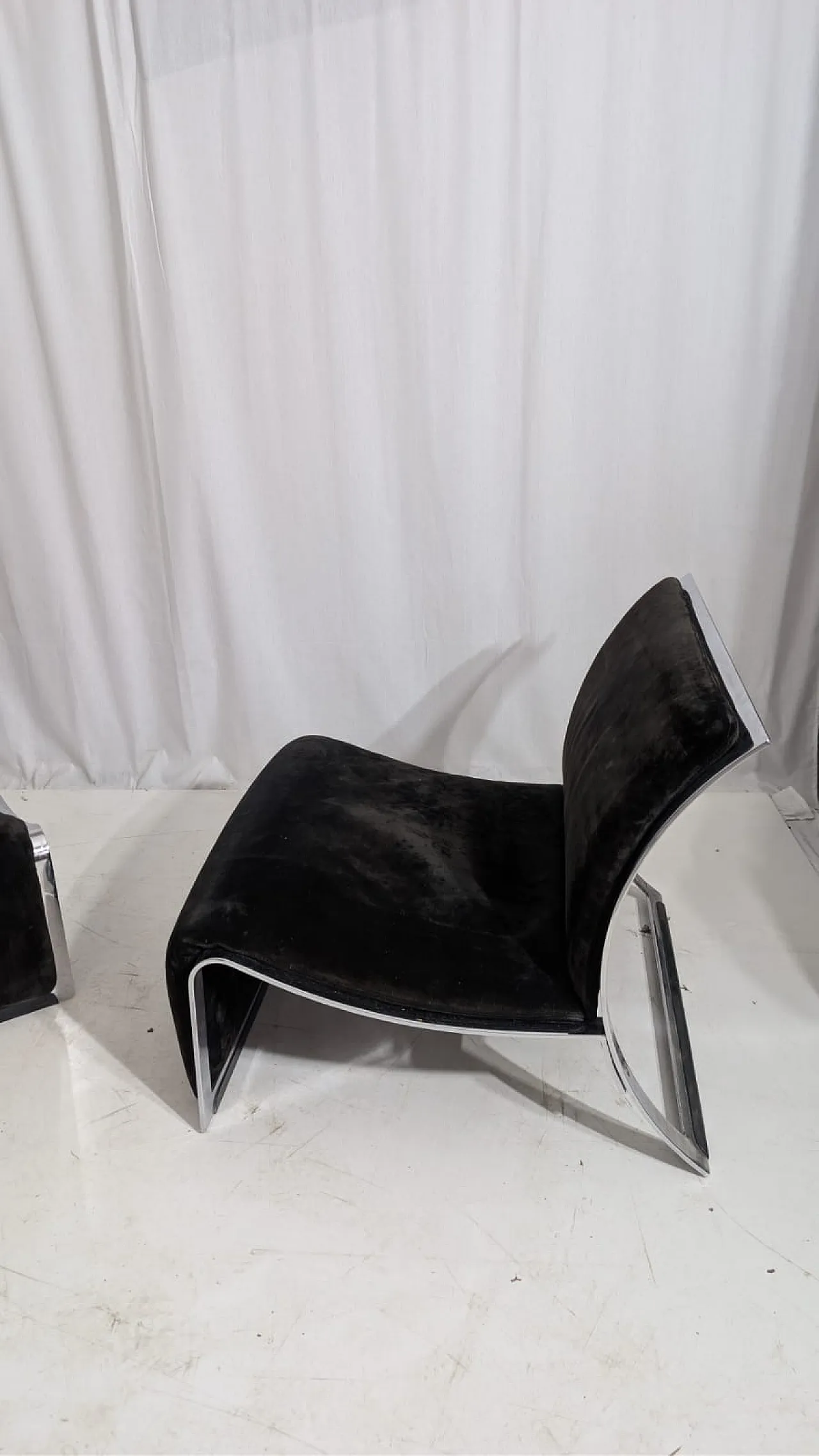 Pair of Lounge Chairs by Vittorio Introini for Saporiti, 1960s 5