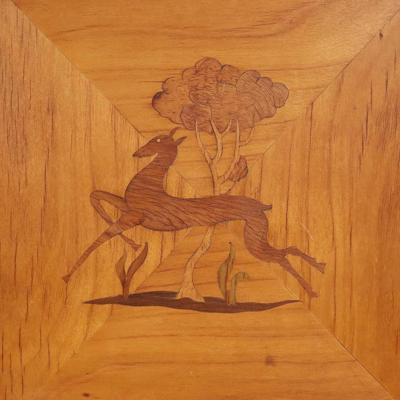 Buffet cabinet in cherry veneer and glass, 1950s 8