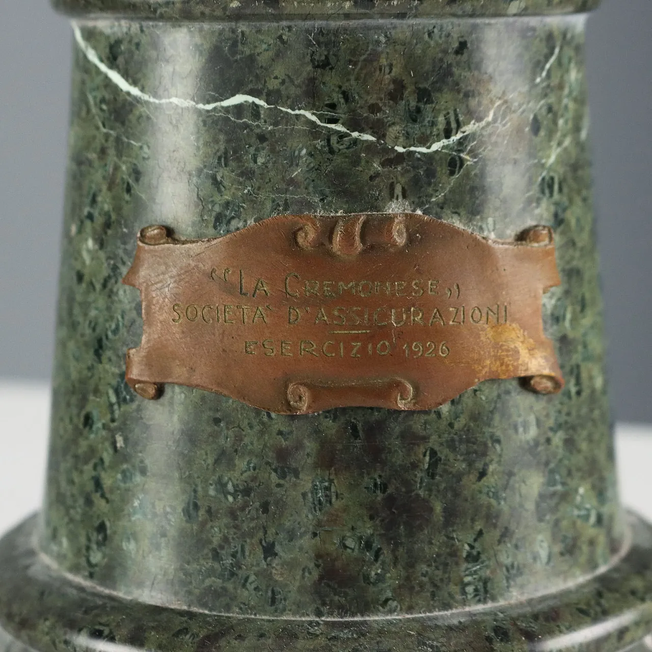 Bronze and marble table clock, 1920s 9