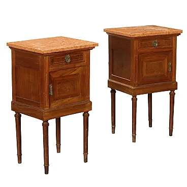 Coppia di comodini in stile Neoclassico, '800