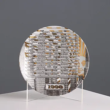 Piero Fornasetti plaque, calendar series, 1990s