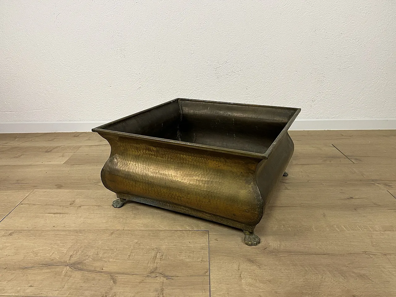 Brass vase holder, 1970s 1