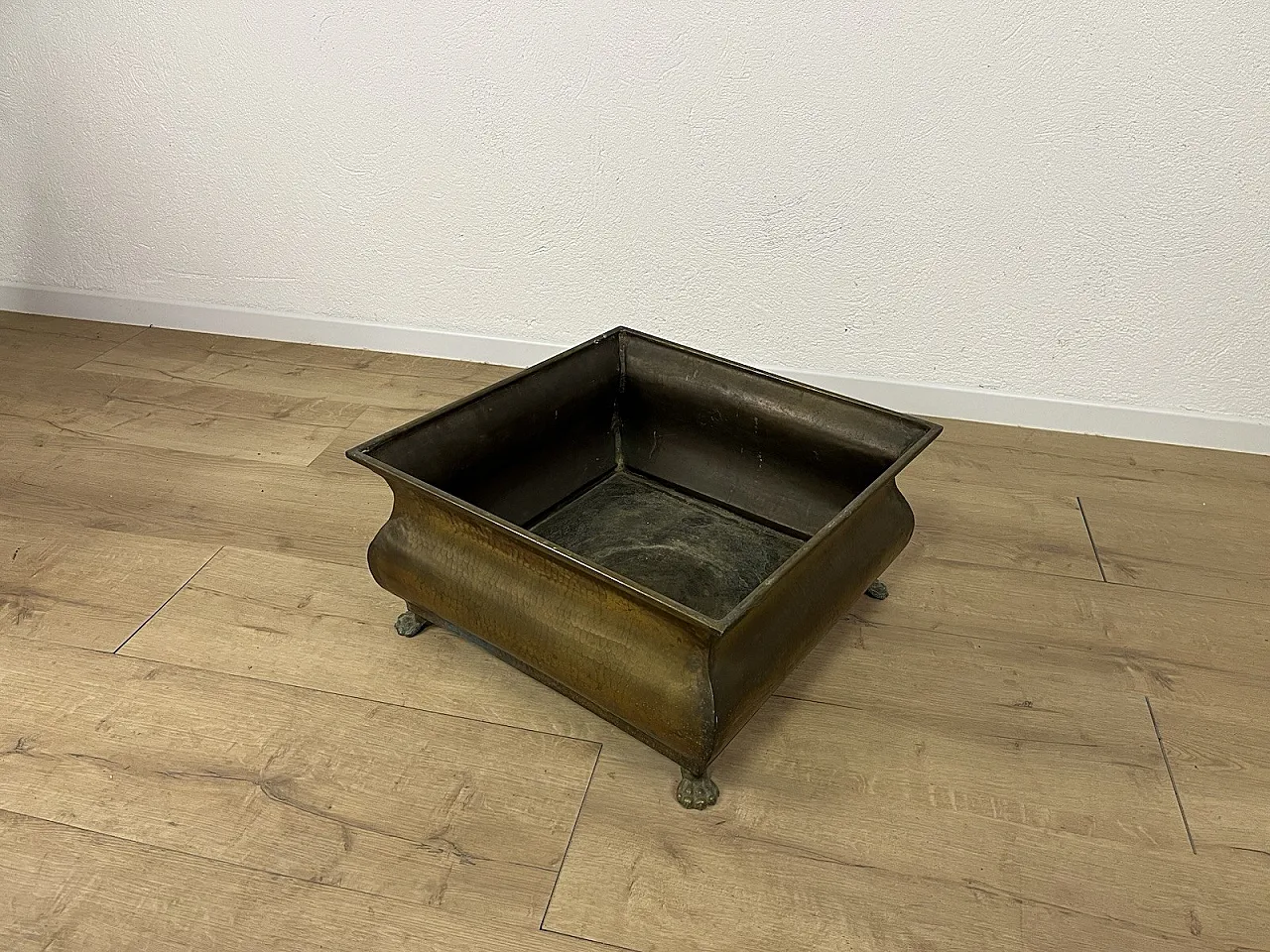 Brass vase holder, 1970s 2