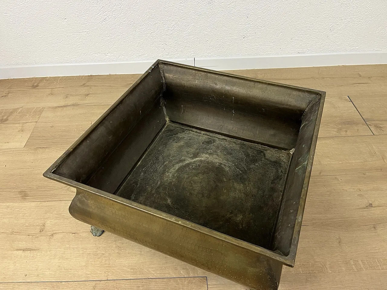 Brass vase holder, 1970s 6