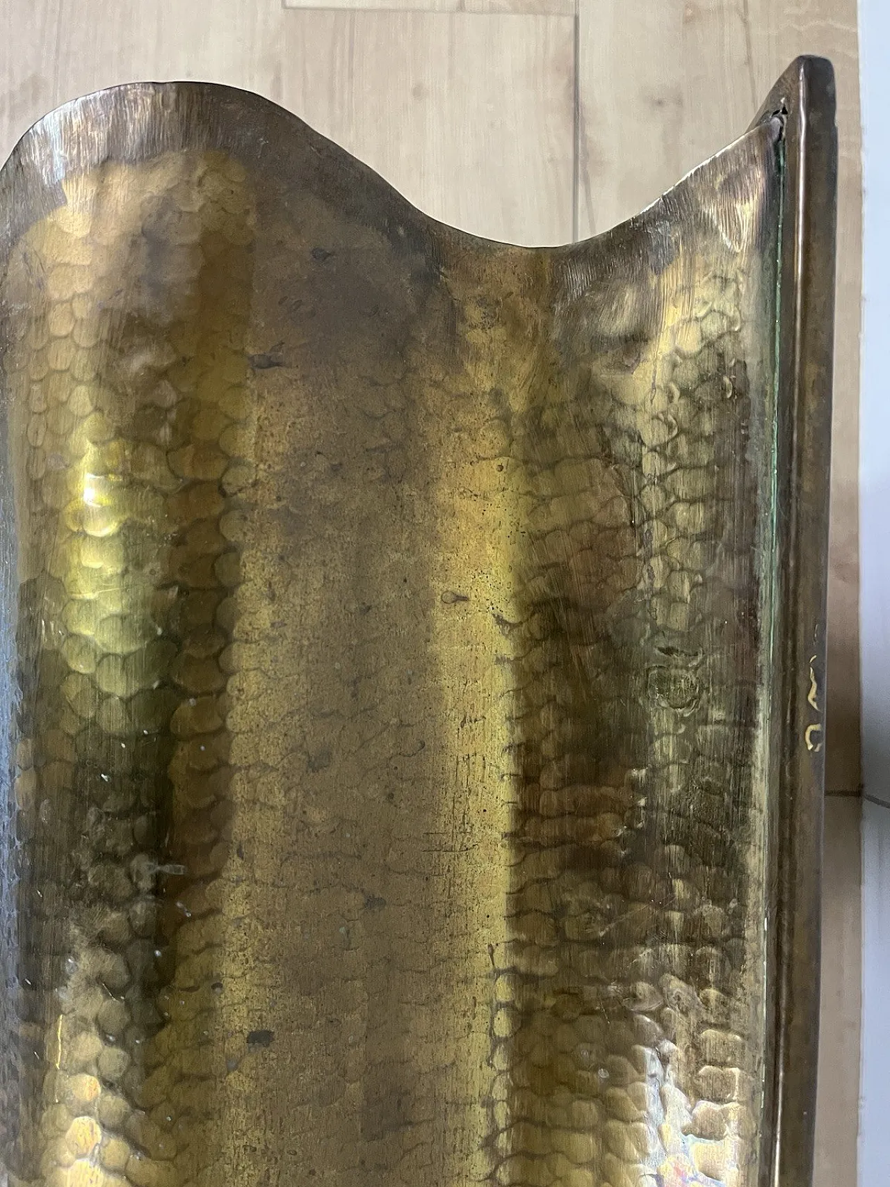 Brass vase holder, 1970s 11