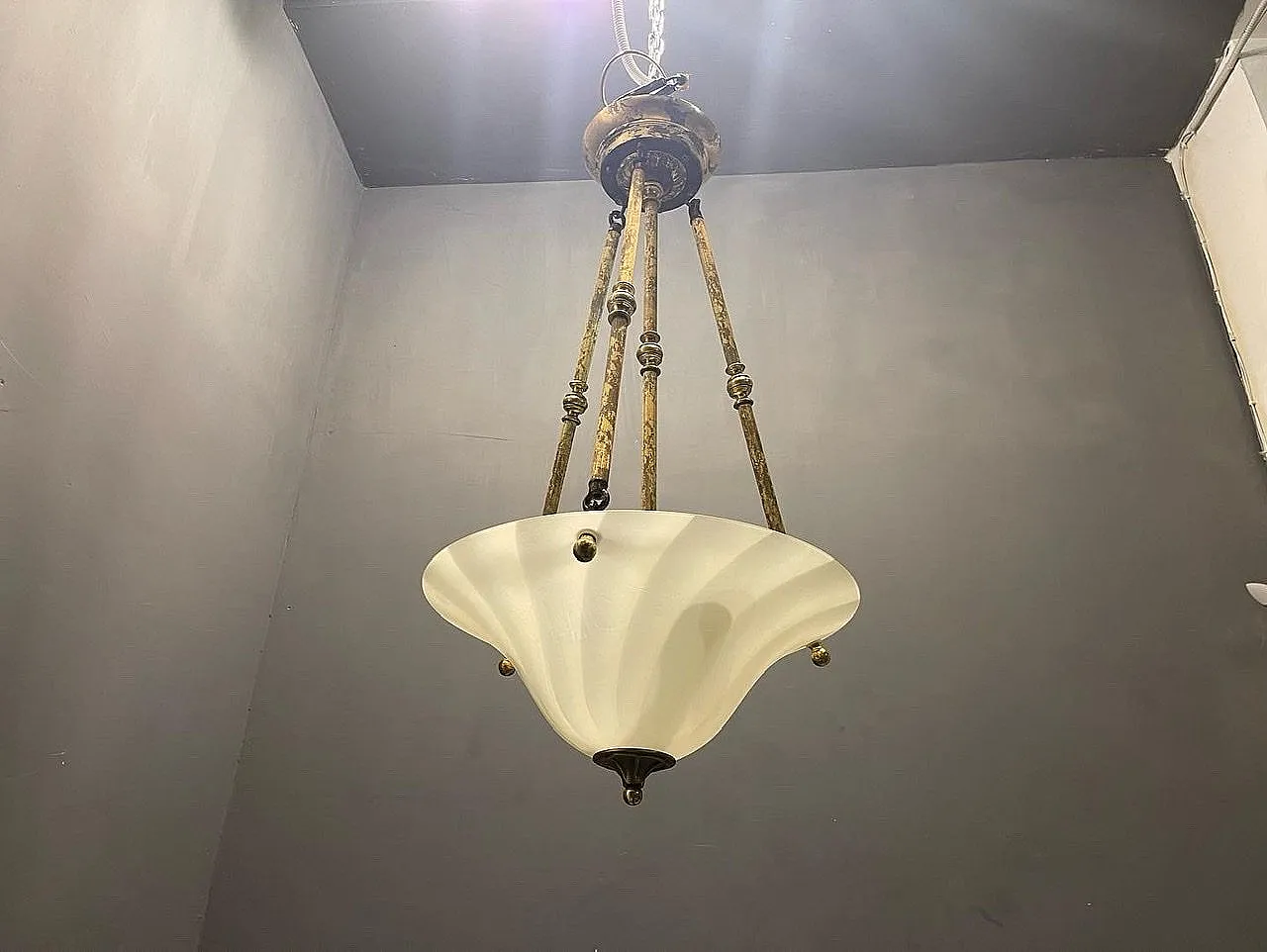 Pair of Italian Murano Glass Pendant Lights, 1980s 10