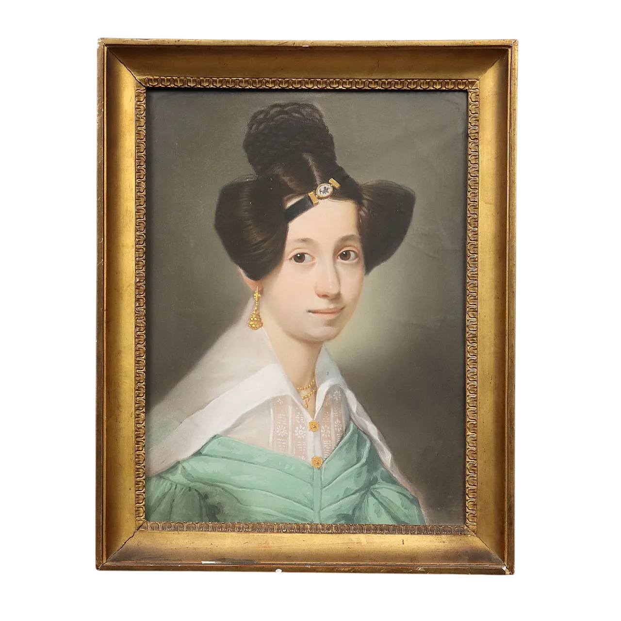 Pastello su carta, montato su telaio in legno, '800 11