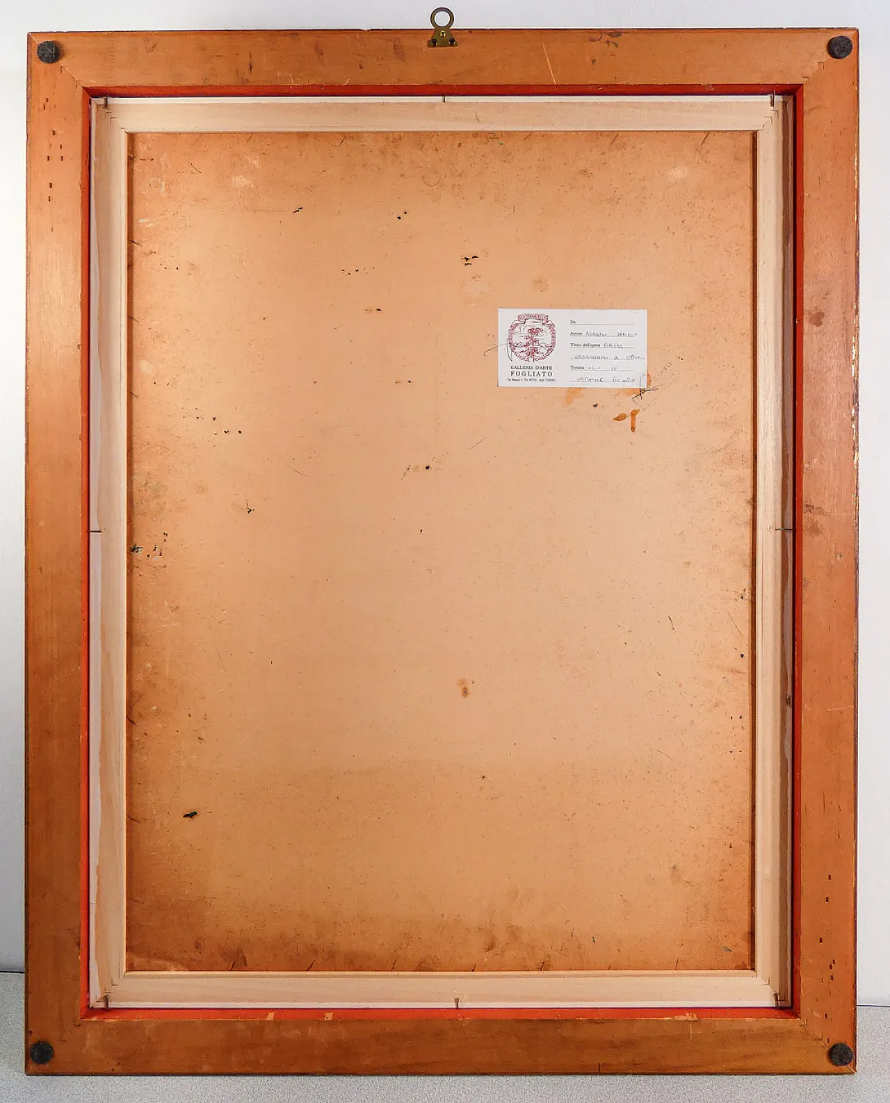 Piazza Carignano di Sergio Albano, dipinto a olio, anni '60 7