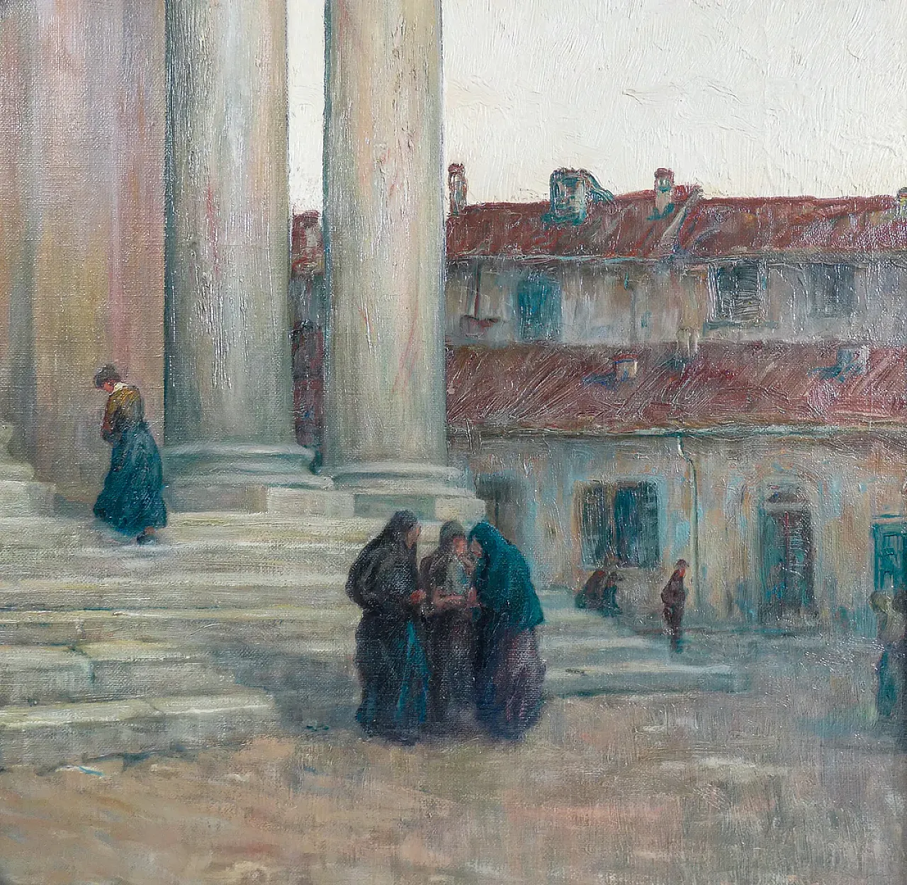 Giovanni Depetris, Dopo la messa, olio su tela, primo '900 4