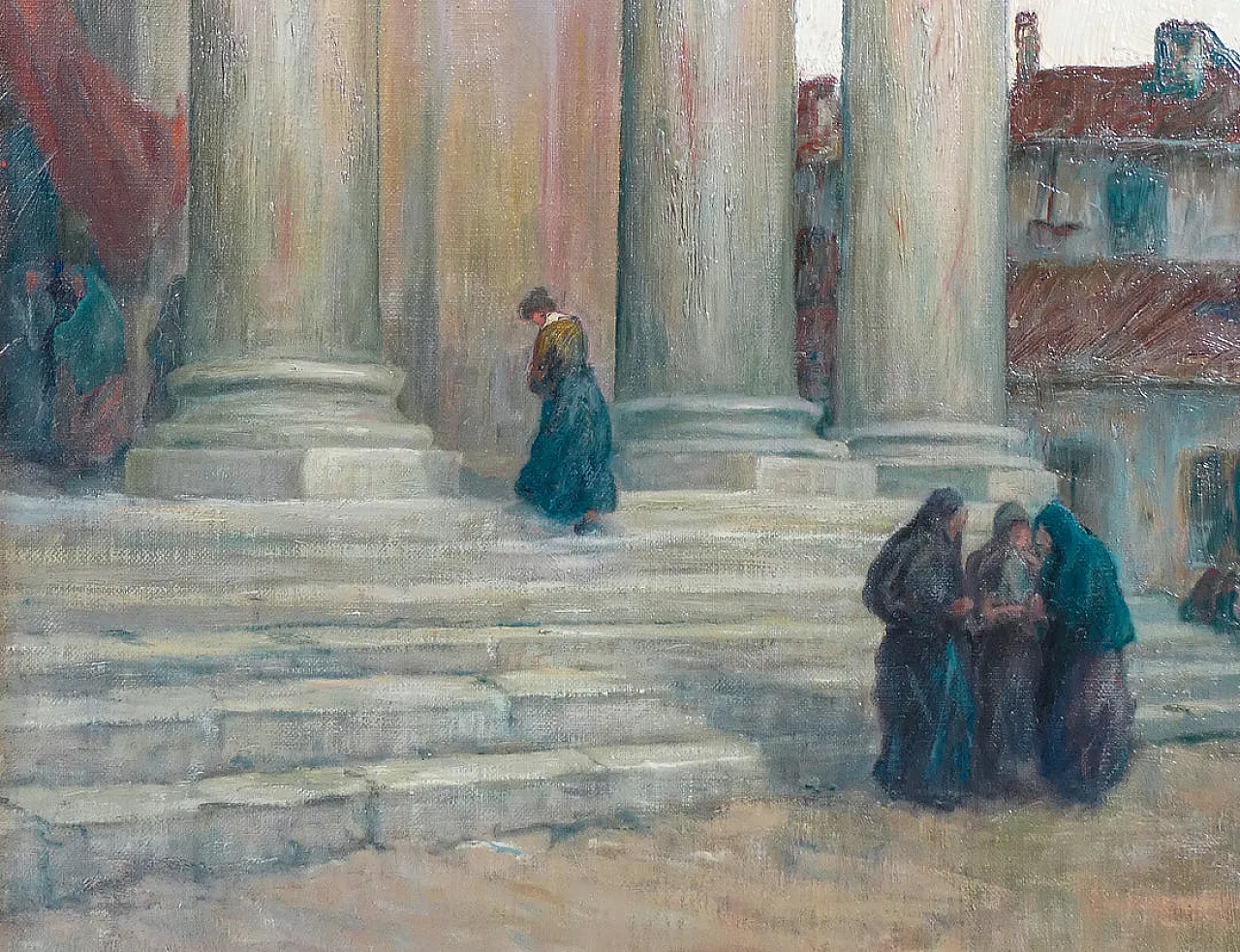 Giovanni Depetris, Dopo la messa, olio su tela, primo '900 5