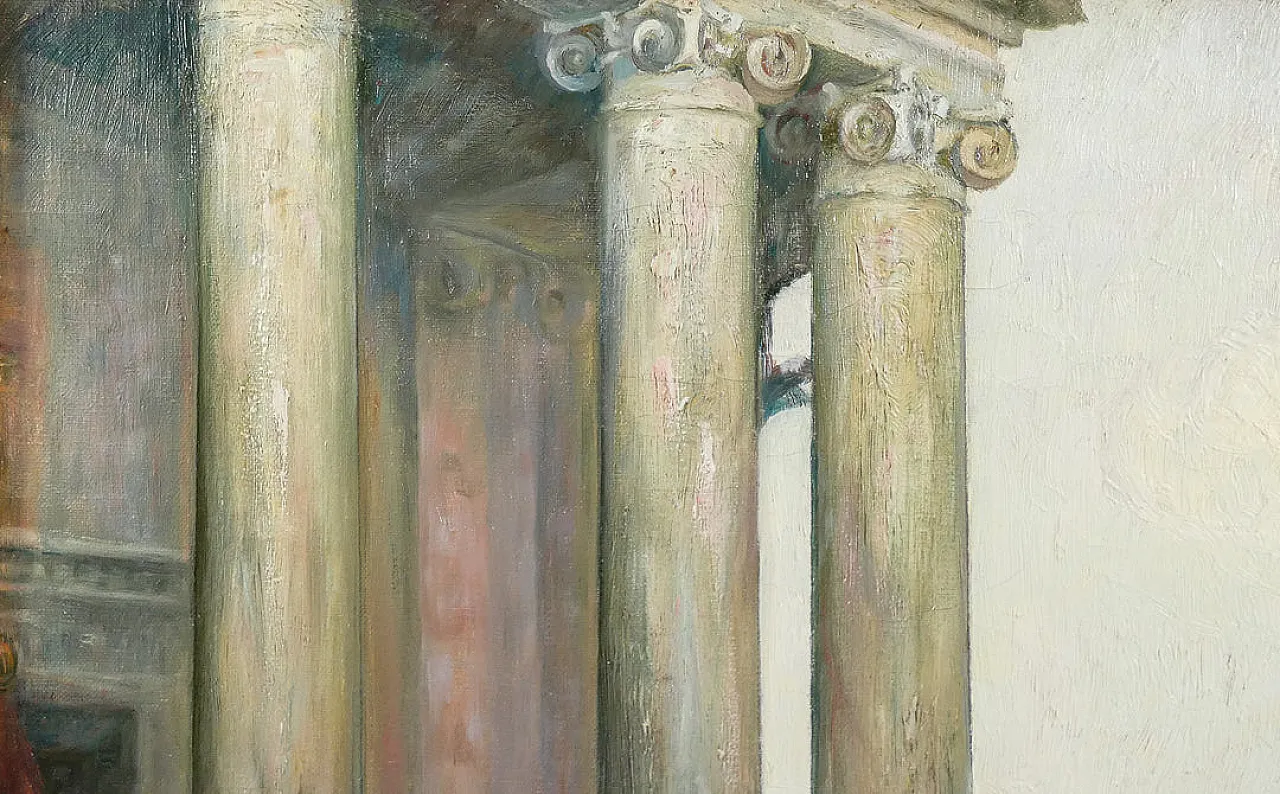 Giovanni Depetris, Dopo la messa, olio su tela, primo '900 6