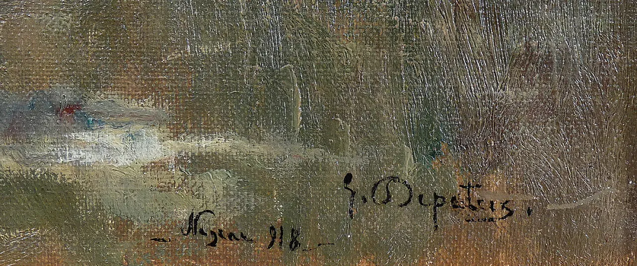 Giovanni Depetris, Dopo la messa, olio su tela, primo '900 7