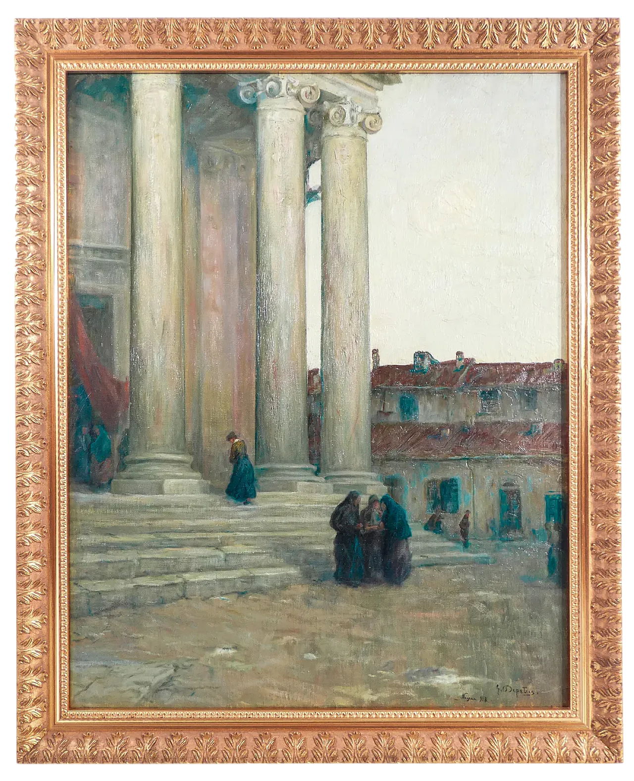 Giovanni Depetris, Dopo la messa, olio su tela, primo '900 10