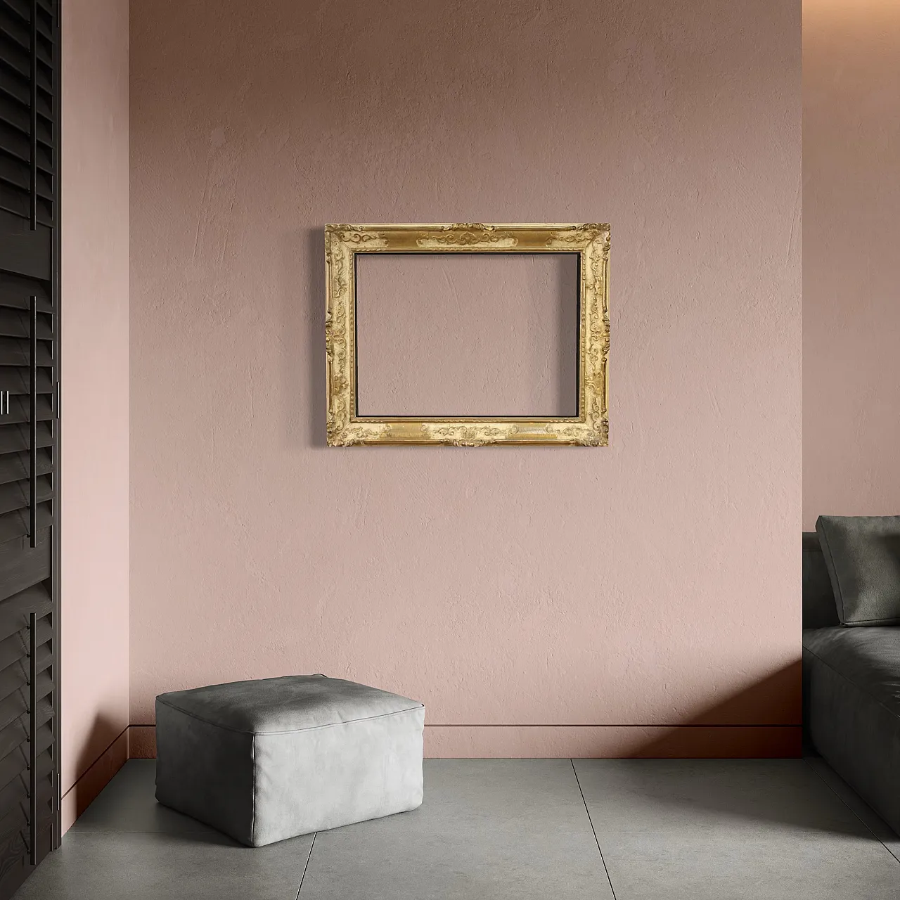 Italian lacquered and gilded frame, 20th century 6