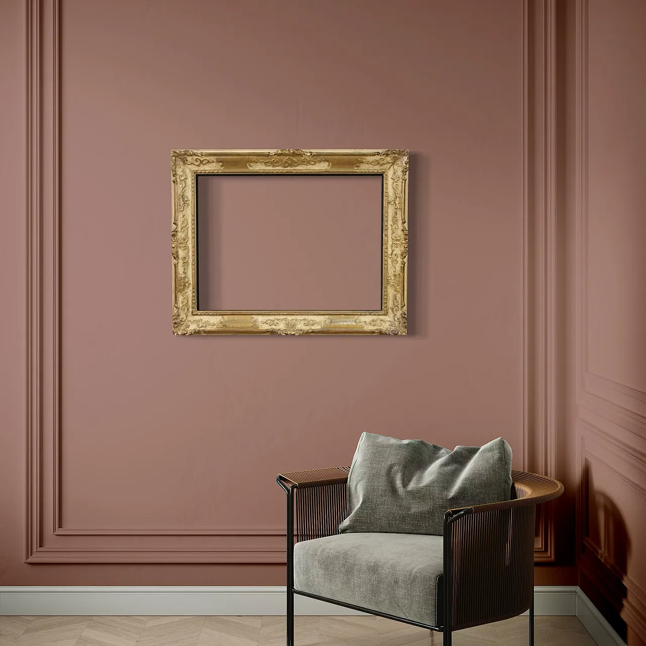 Italian lacquered and gilded frame, 20th century 13