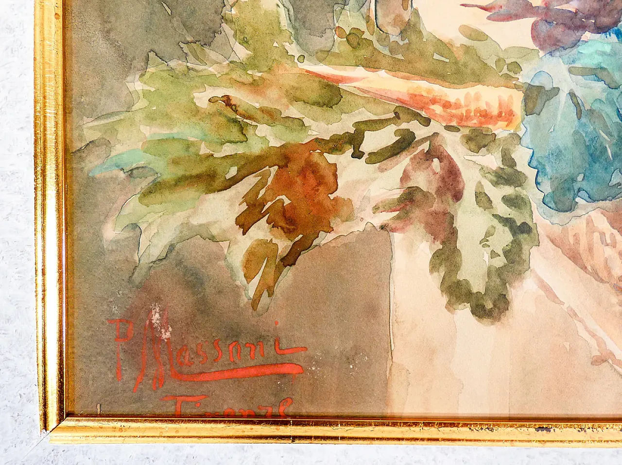 Il frate cuciniere di Pompeo Massani, acquerello, '800 7