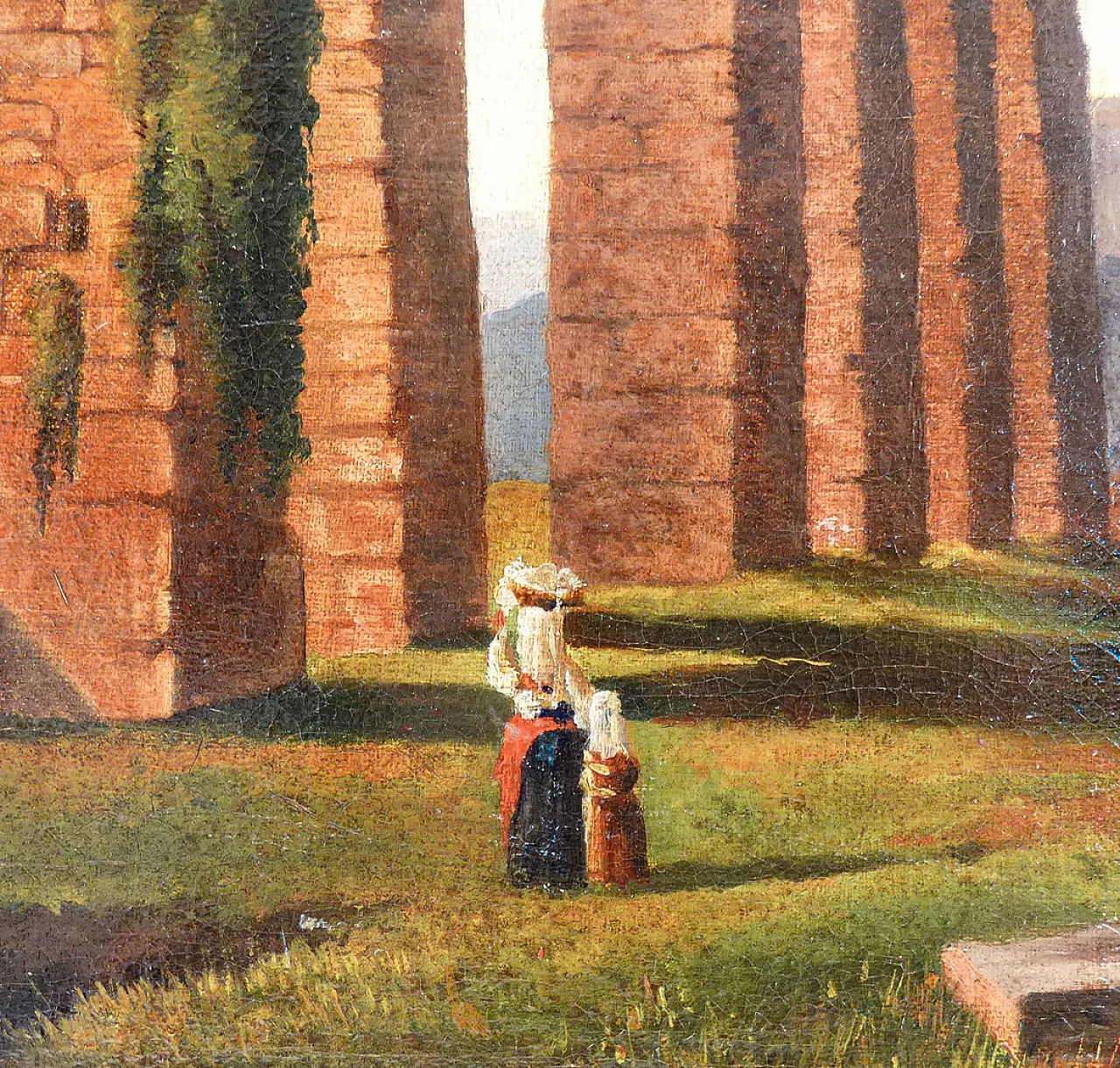 Solitudine di Sebastiano Panuzi, olio su tela, tardo '800 4