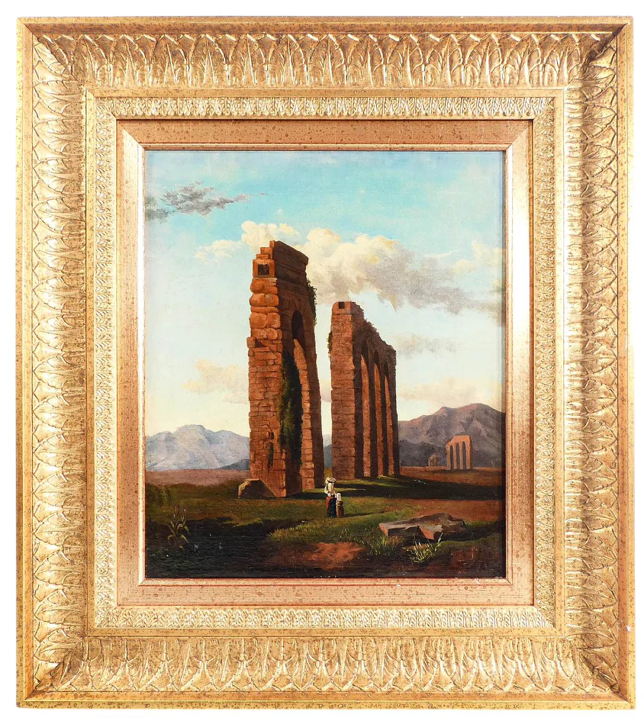 Solitudine di Sebastiano Panuzi, olio su tela, tardo '800 10