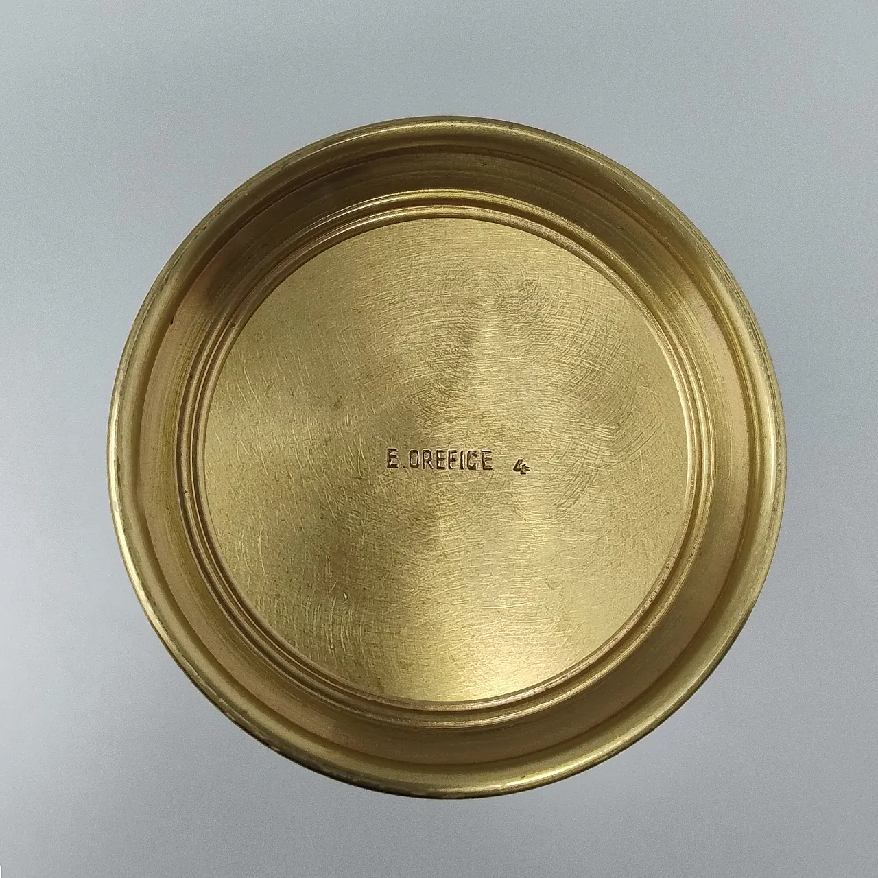 Set da cocktail di E. Orefice in lucite e ottone, anni '60 8