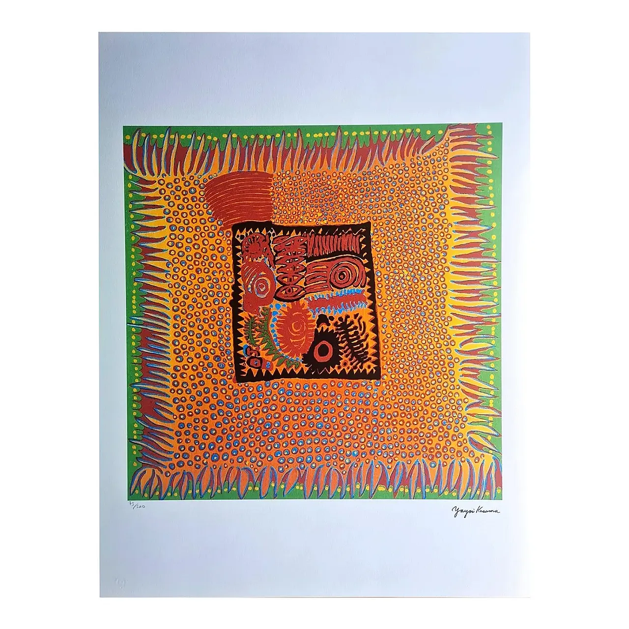 Yayoi Kusama, Space.., lithograph, 1990s 1