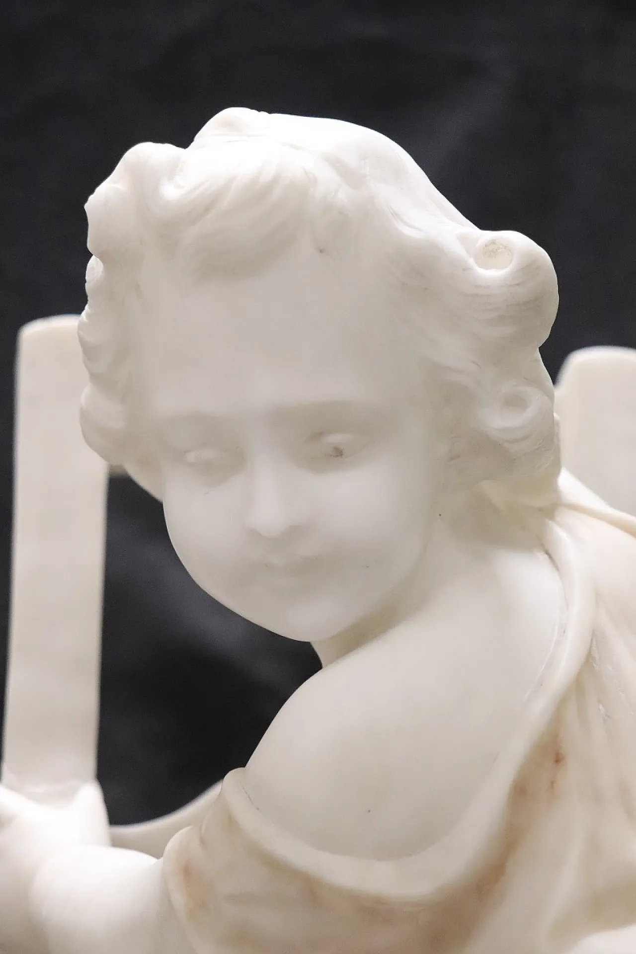 White marble sculpture signed A. Cipriani 9