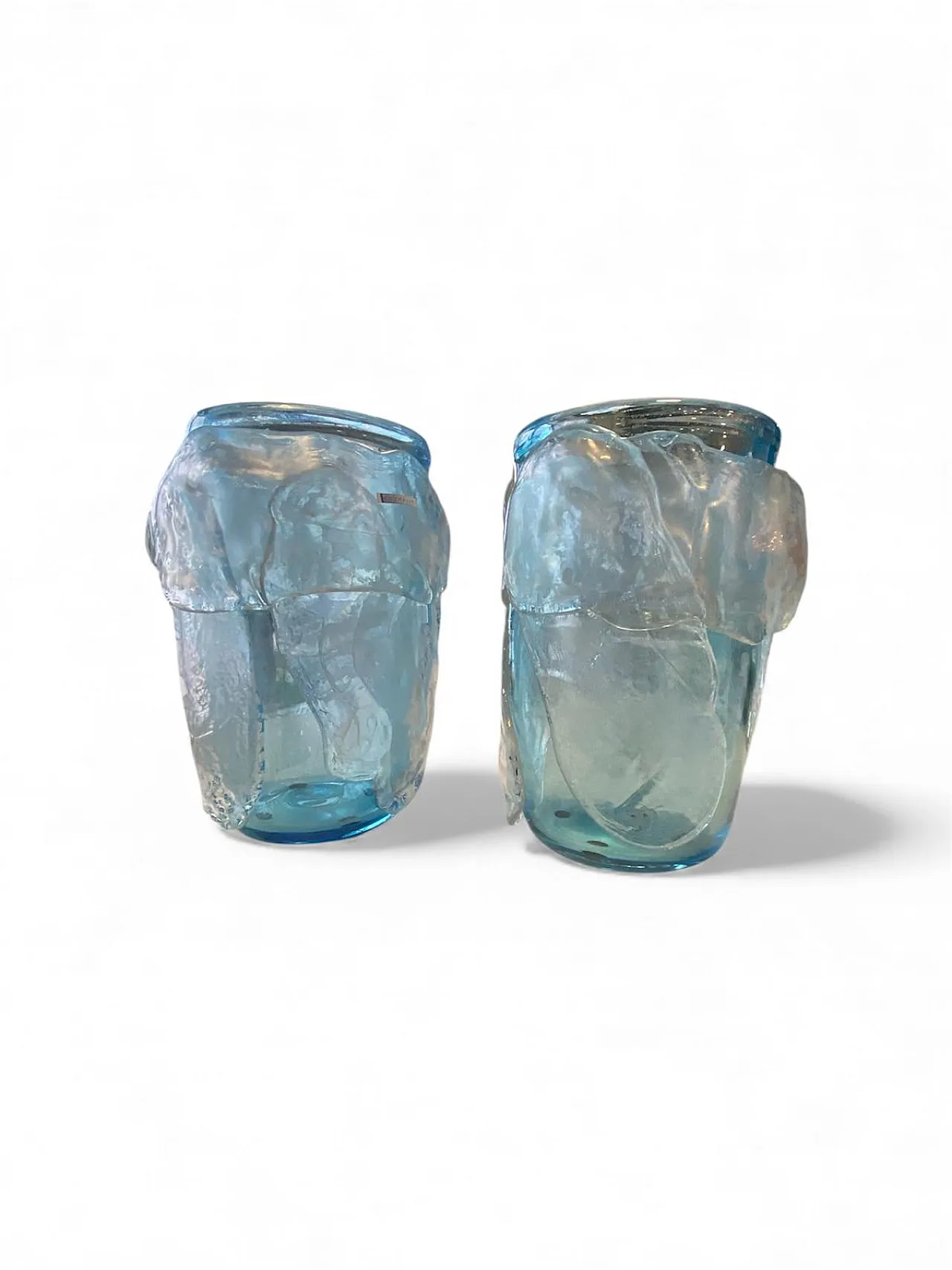Pair of Murano glass vases by Costantini, 1990s 1