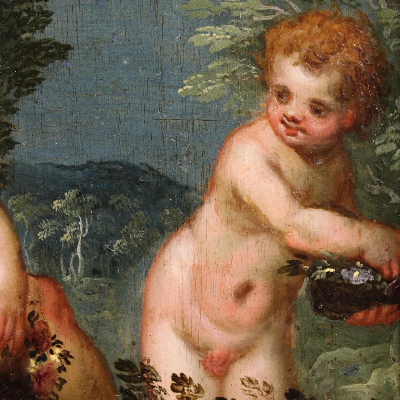 Flemish painting on copper, mythological scene, 17th century 13