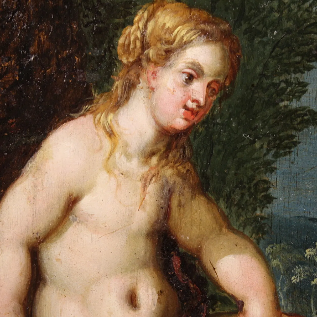 Flemish painting on copper, mythological scene, 17th century 14