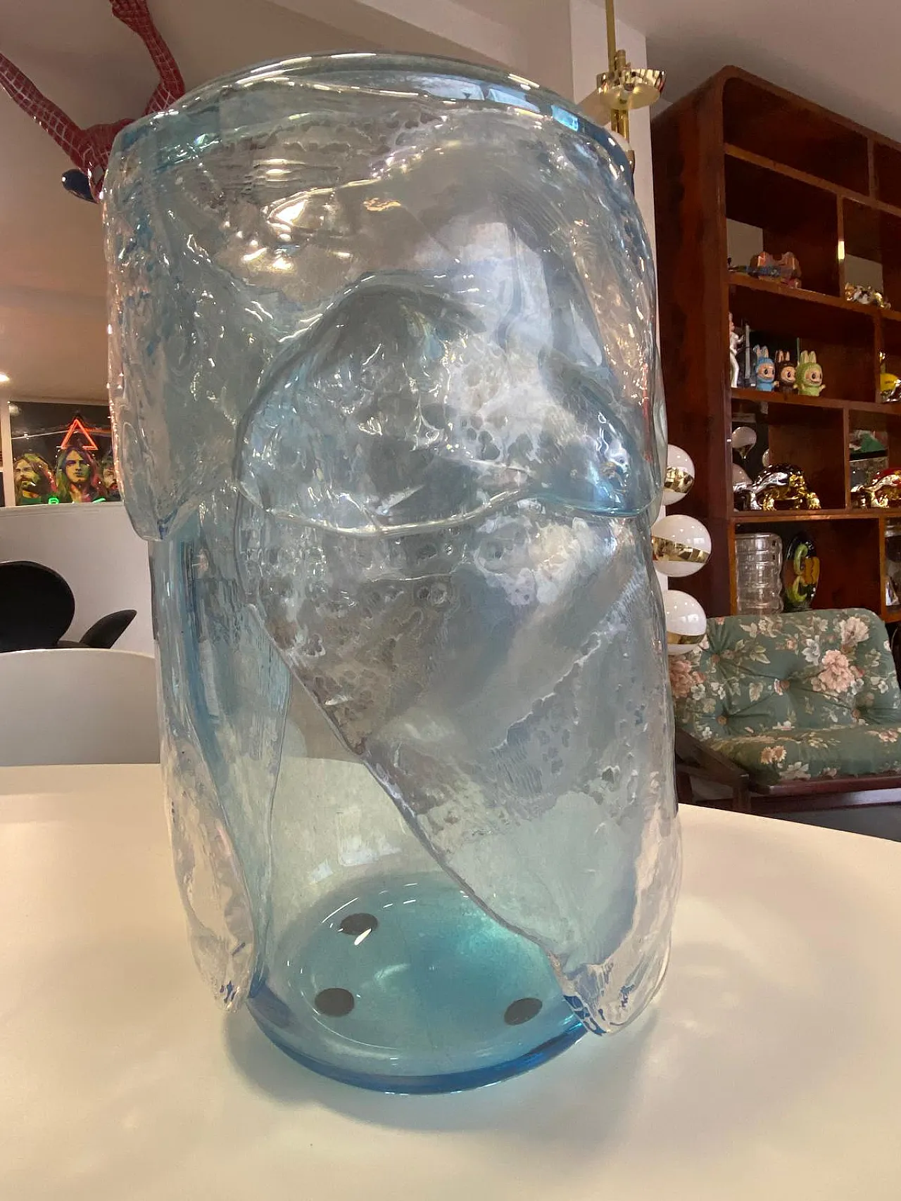 Pair of Murano glass vases by Costantini, 1990s 7