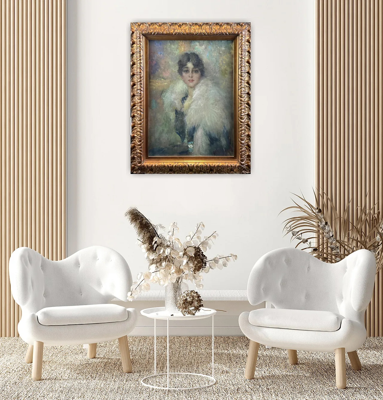 Portrait of a young woman, oil on canvas signed G. Maldarelli 1917 2