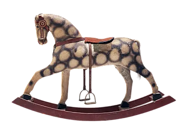 Cavallo a dondolo, anni '40