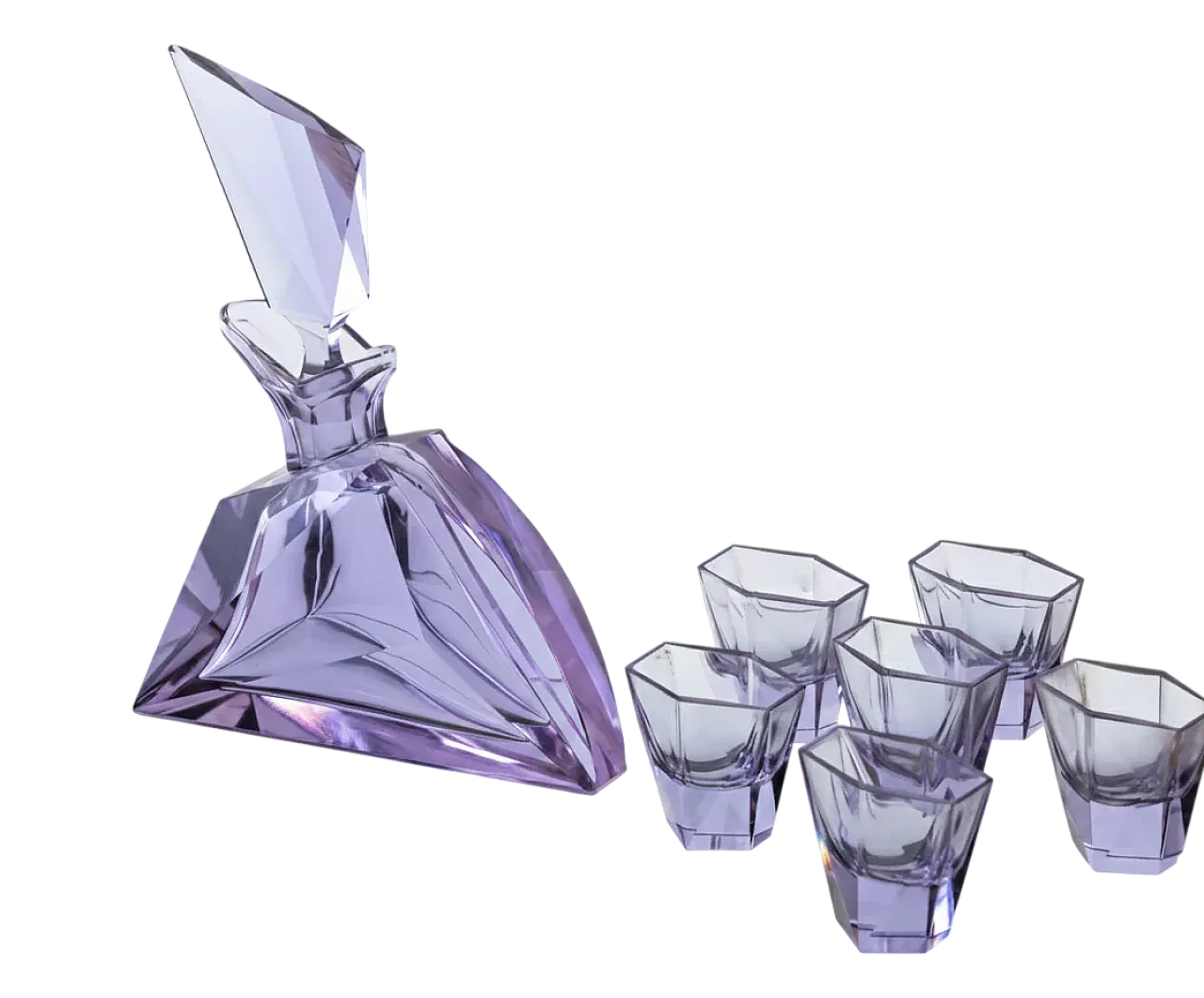 Set di liquori Moser, anni '20 8