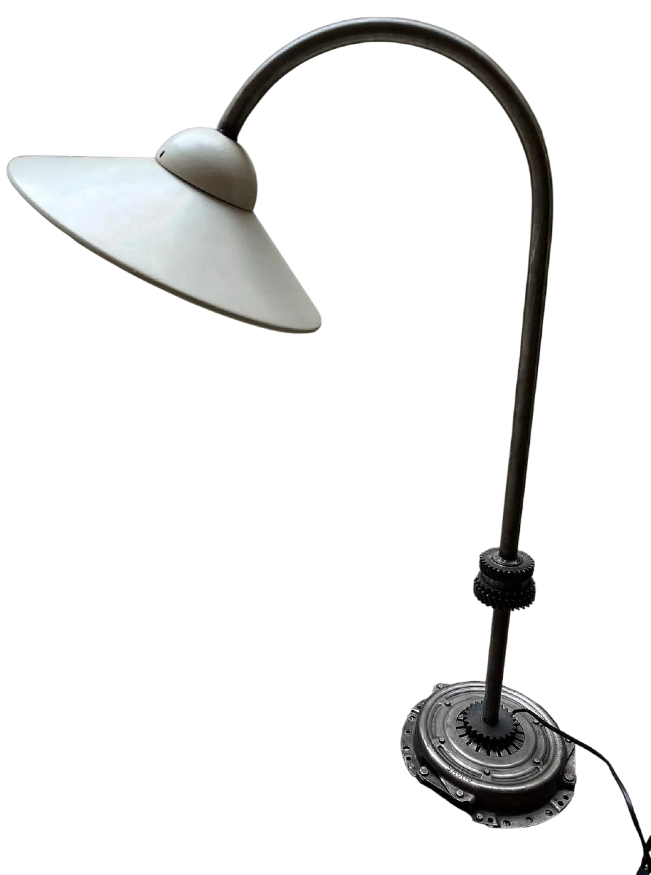 Table lamp in iron, 1990s 6