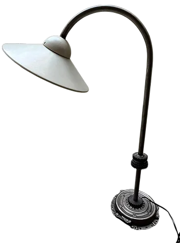 Lampada da tavolo vintage in ferro, anni '90