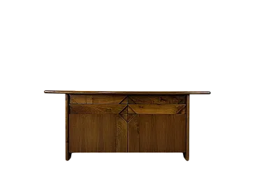 Credenza in noce di T.Ammannati e G.Vitelli per Catalano, anni '70