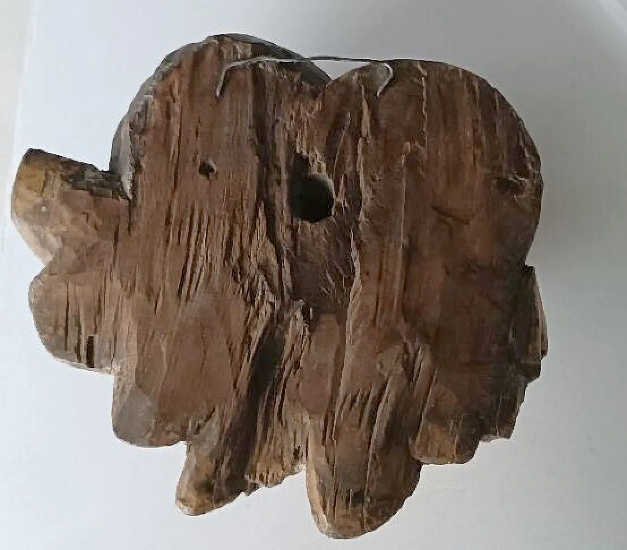 Baroque polychrome cherub heads, 18th century 5