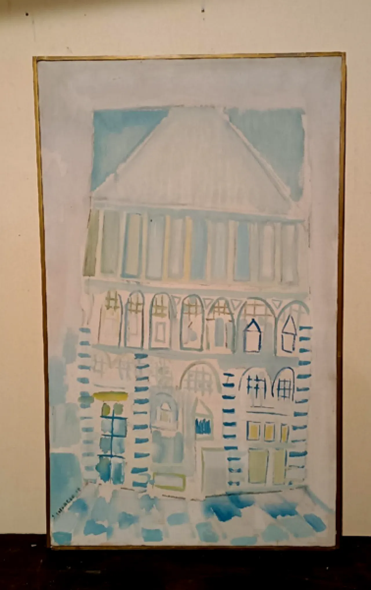 Battistero di Silvio Loffredo, olio su tela, anni '50 1