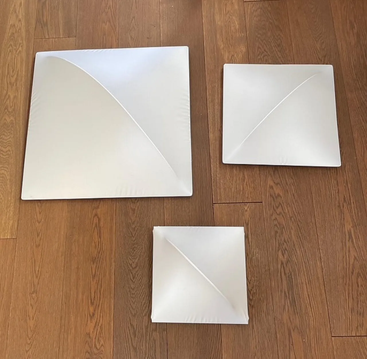 3 square sconces Kazuhide Takahama style for Sirrah, 70s 1