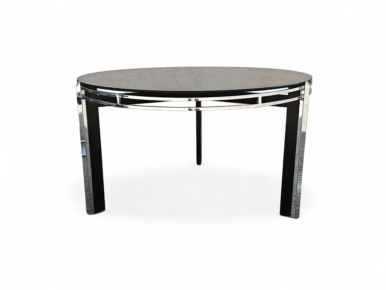 Mid Century dining set with table and 6 chairs, 1970s 17