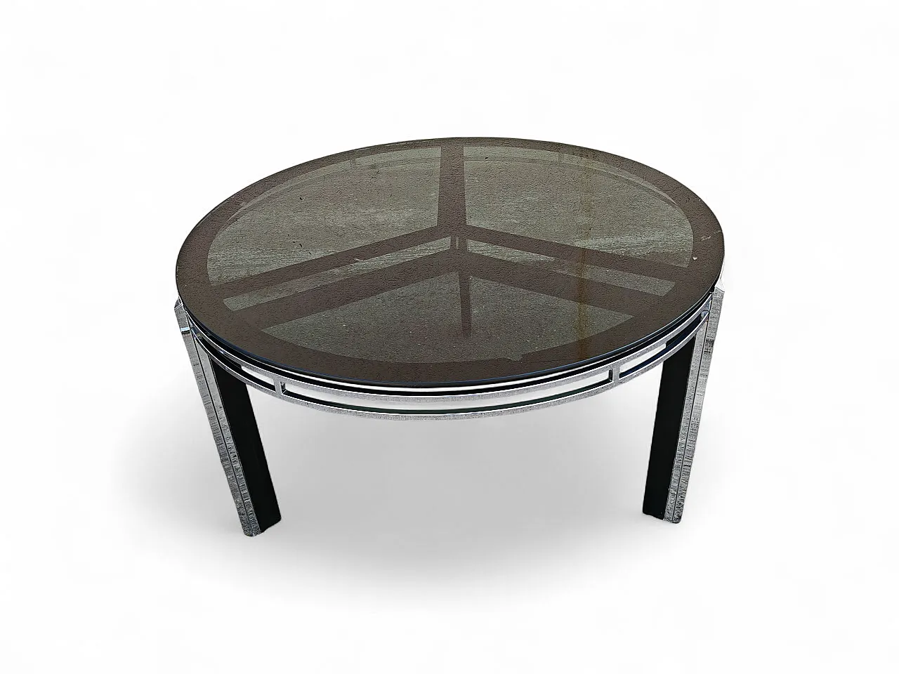 Mid Century dining set with table and 6 chairs, 1970s 19