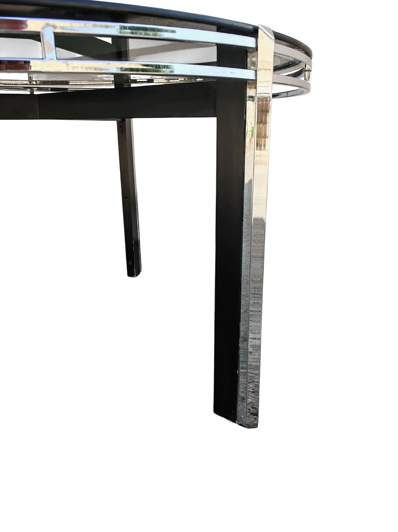 Mid Century dining set with table and 6 chairs, 1970s 20